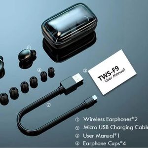 Wireless earbuds with charging case NWT NEVER USED